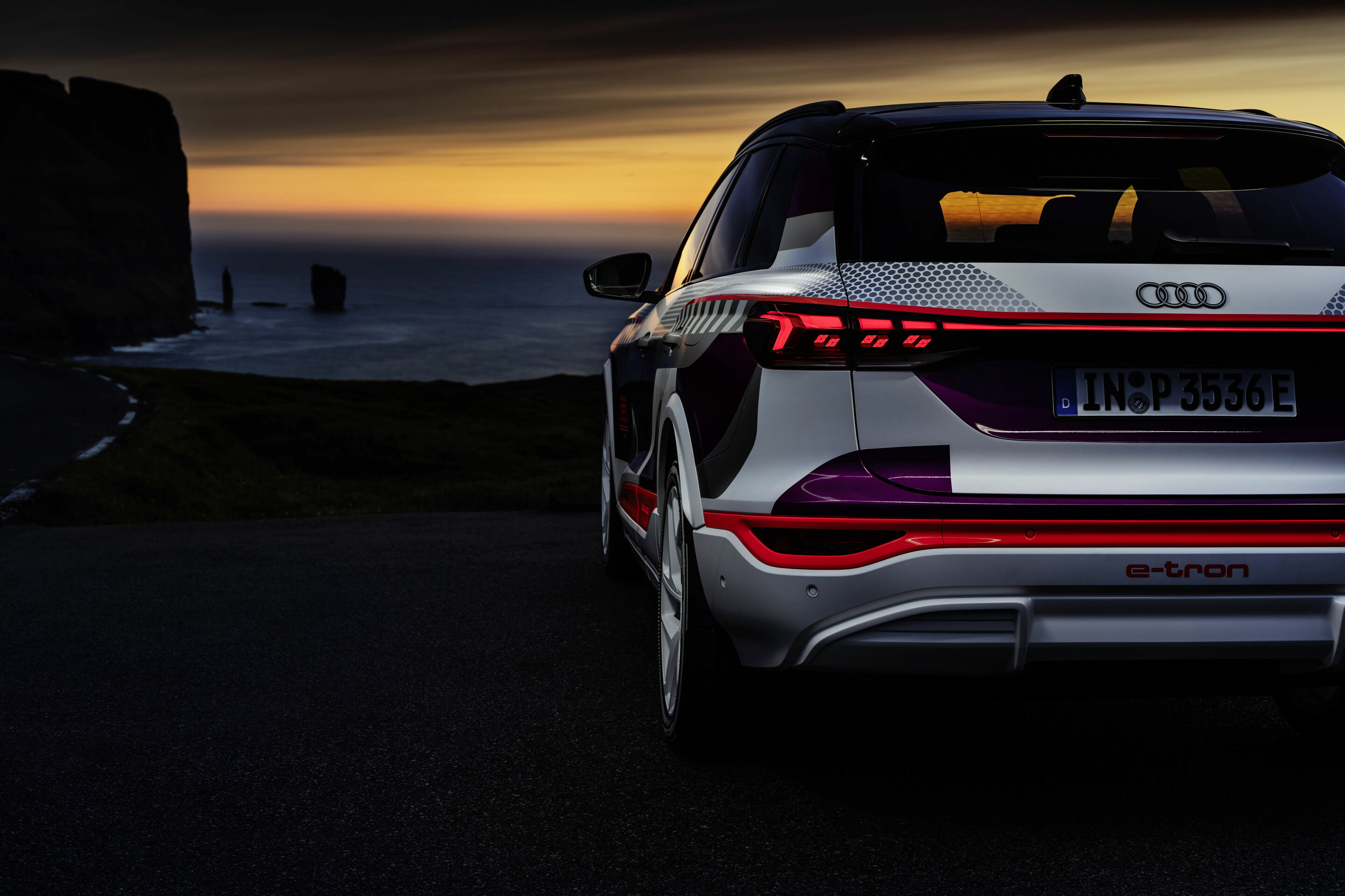Audi Q6 e-tron Prototyp - Standaufnahme